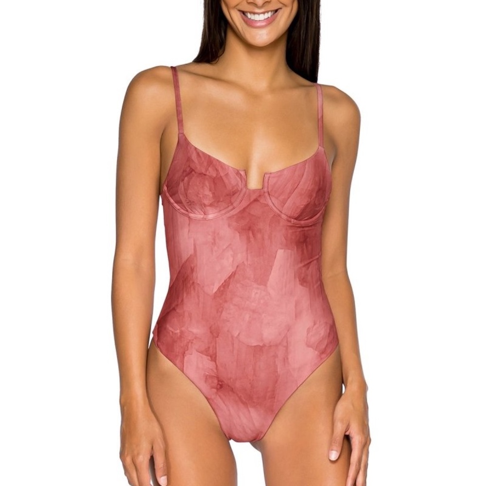 B Swim•Rose Quartz Jetty One Piece